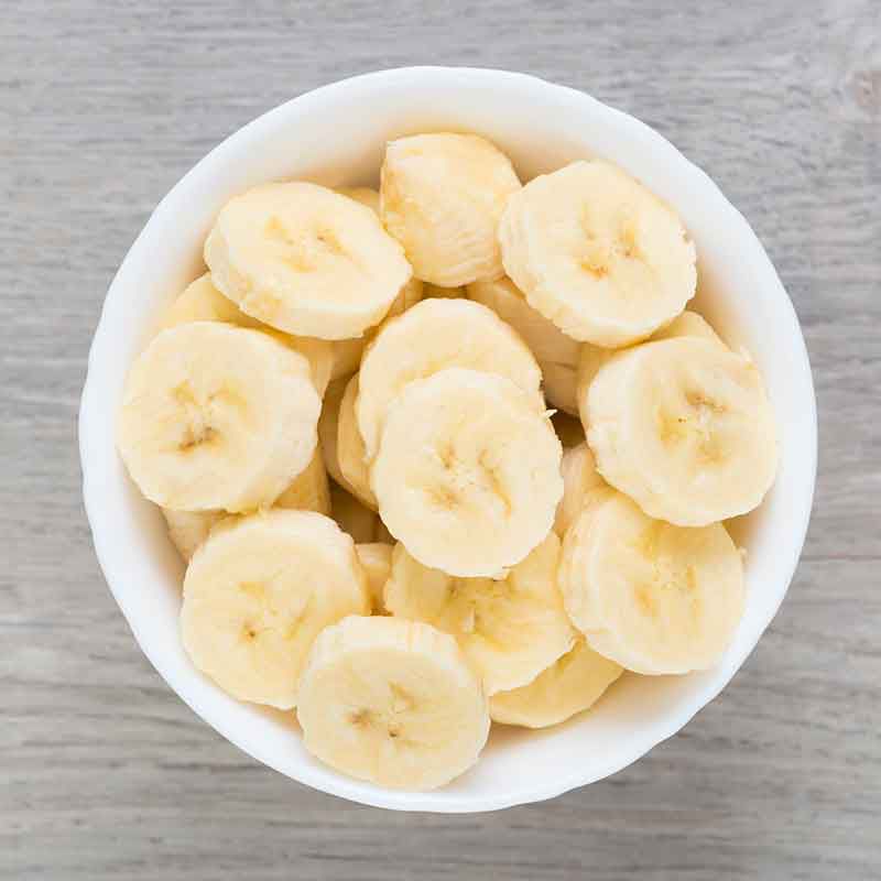 New! Organic Frozen Banana Slices