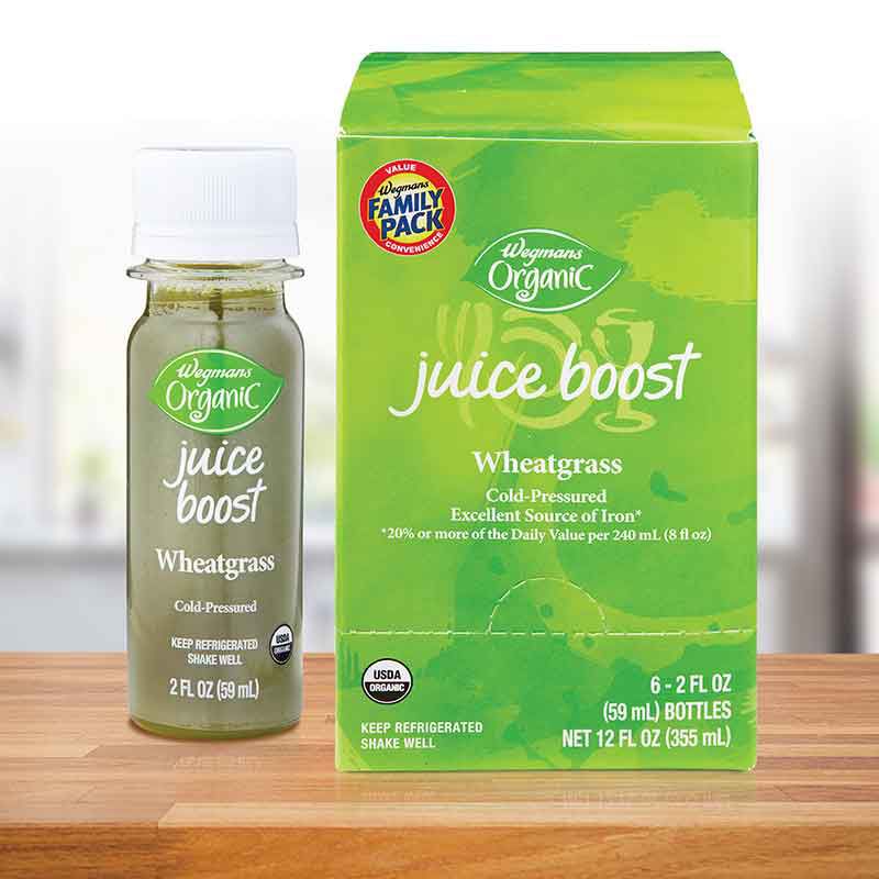 New! Organic Wheatgrass Juice Boost