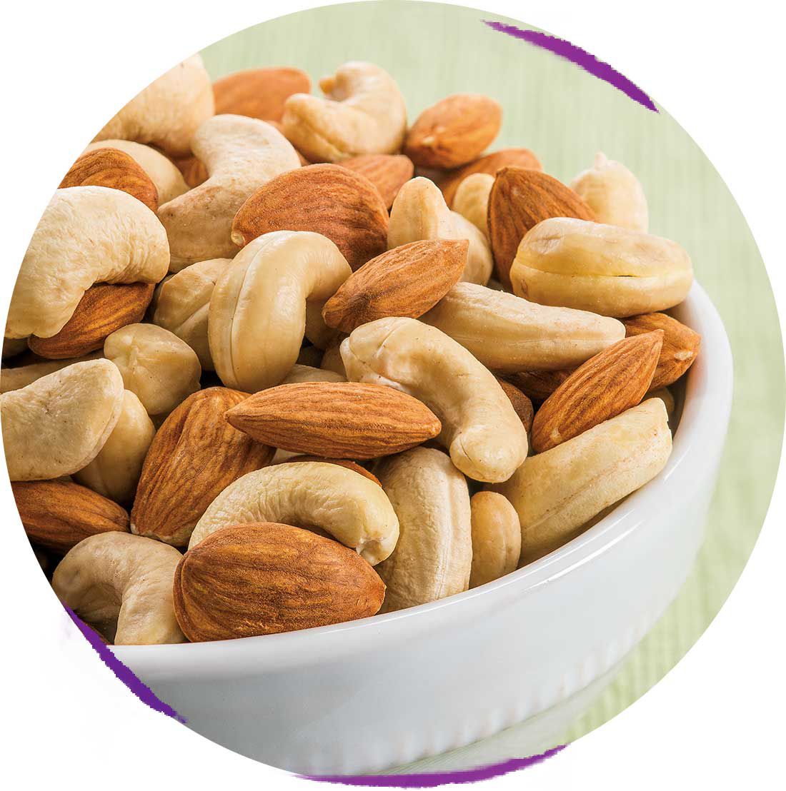 Bowl of mixed nuts