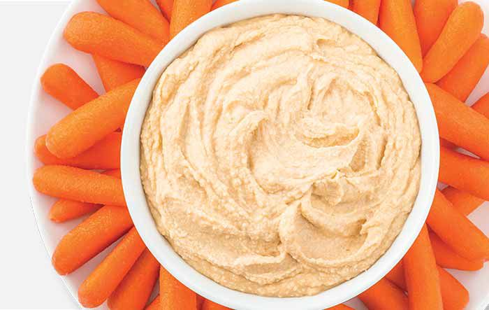 Carrots and Hummus Snack