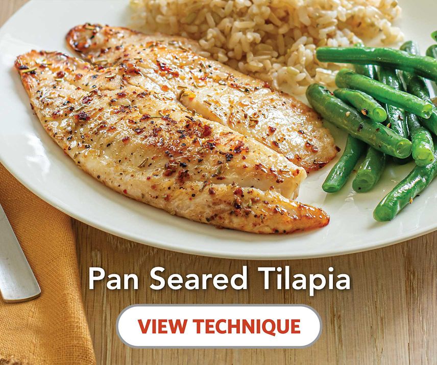 pan seared tilapia