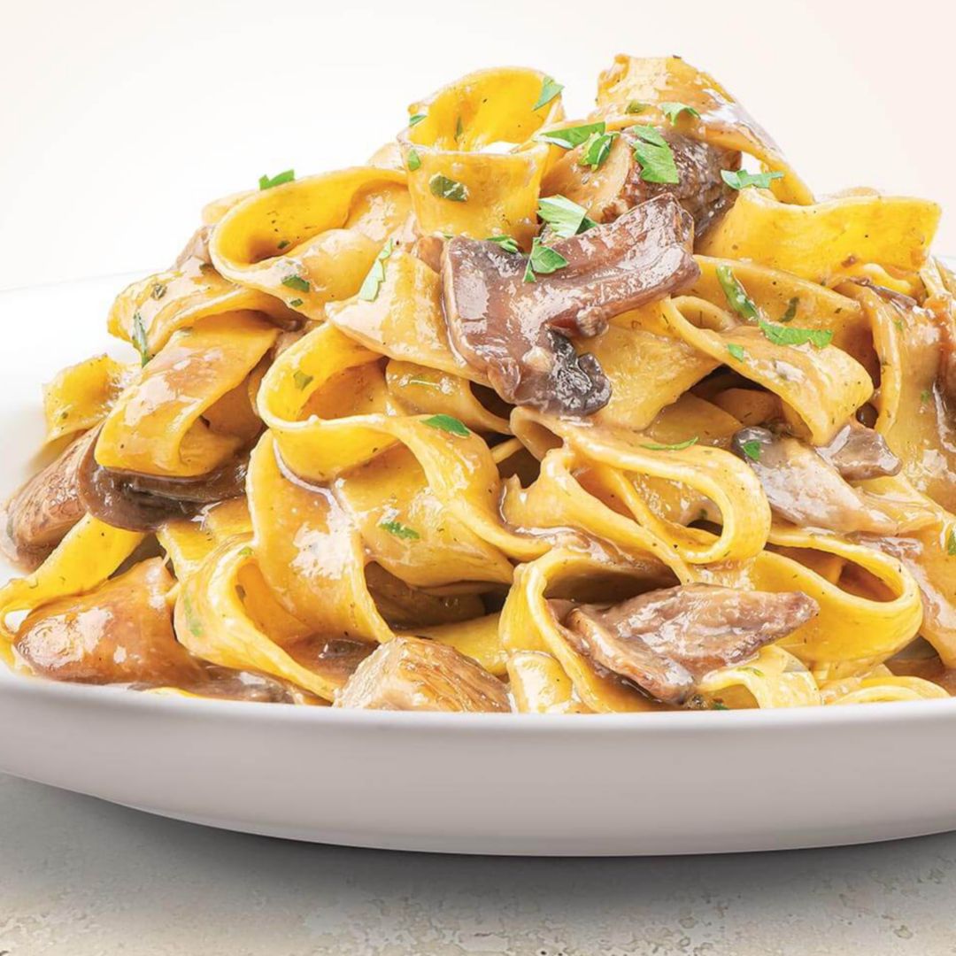 Italian Classics Mushroom Tagliatelle with Amore Salad