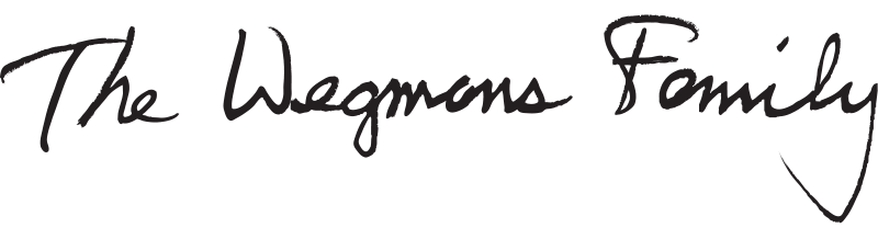 The Wegmans Family signature