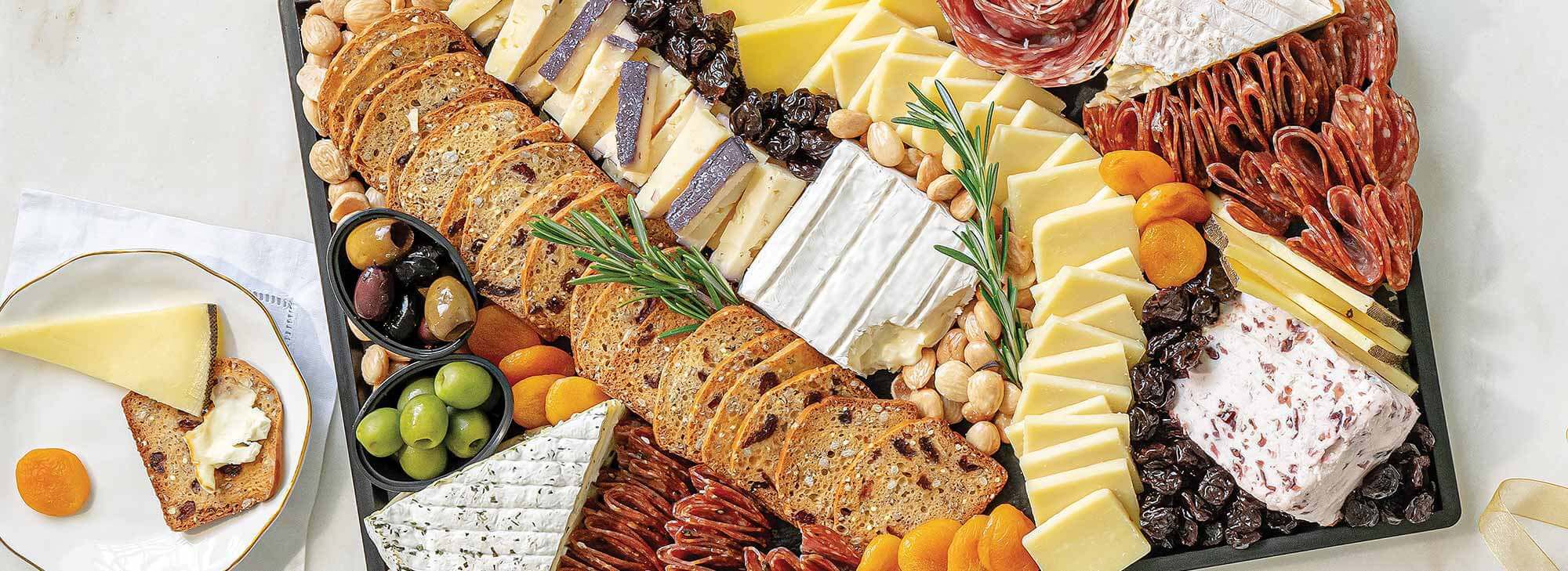 Make your own cheese and charcuterie board