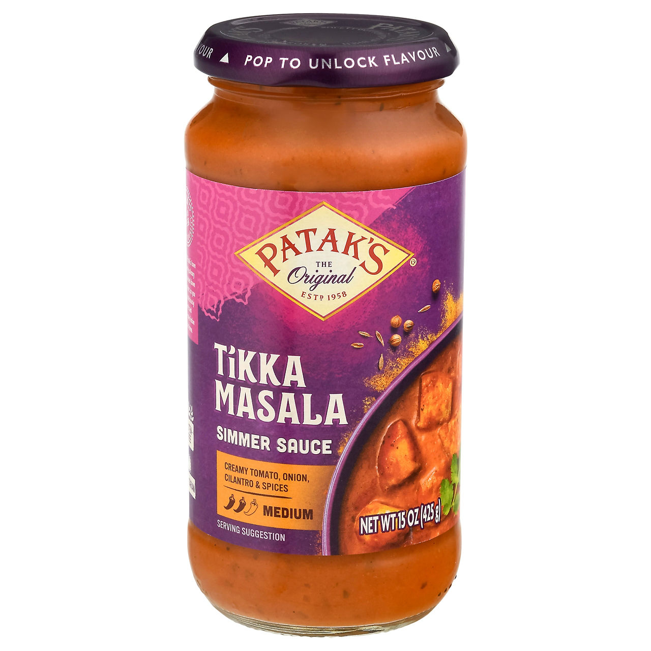 Patak's Medium Tikka Masala Simmer Sauce | Wegmans
