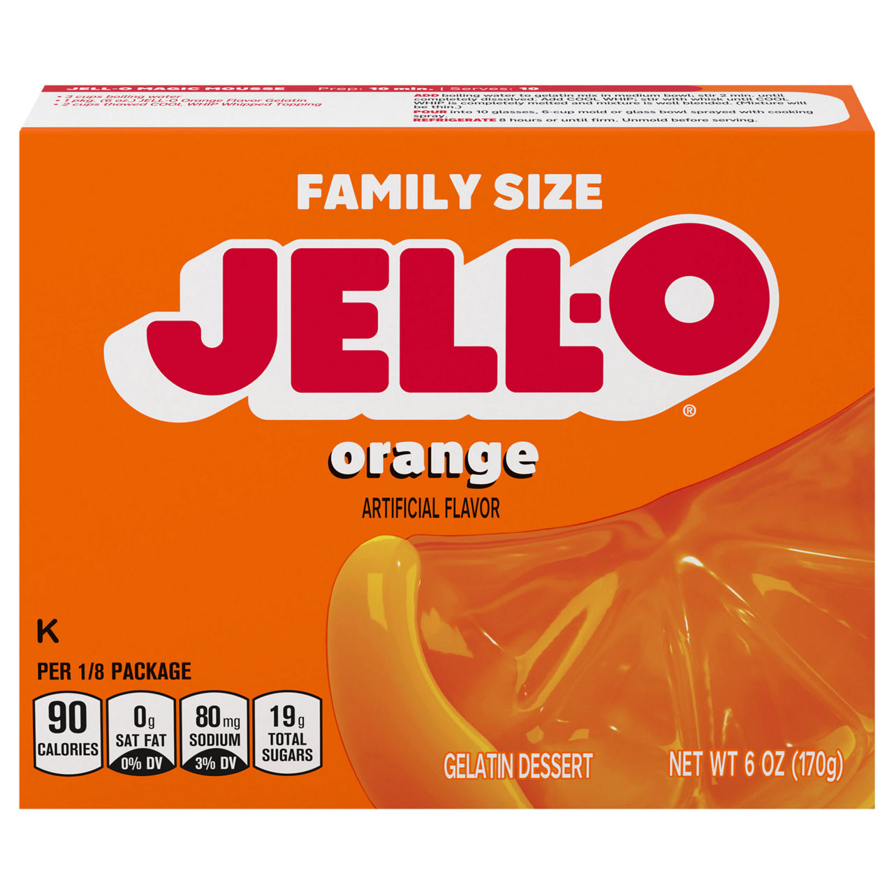 Jell-O Orange Gelatin Dessert | Wegmans