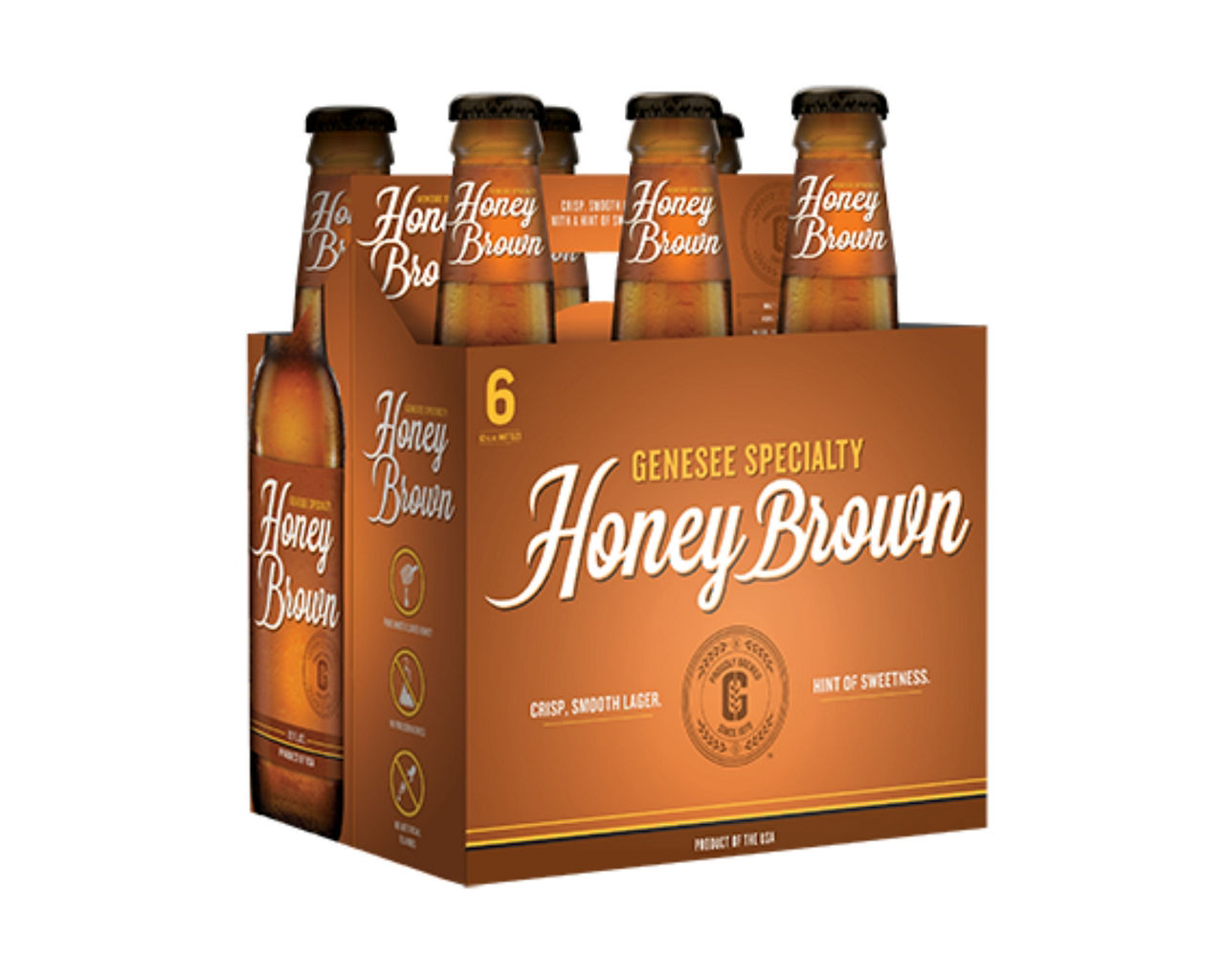 Genesee Brewing Company Honey Brown, Specialty 6/12 oz bottles