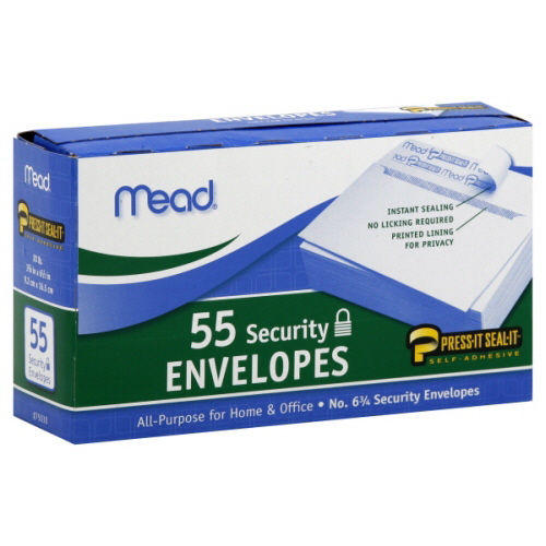 Mead Press-It Seal-It Envelopes, Security | Wegmans