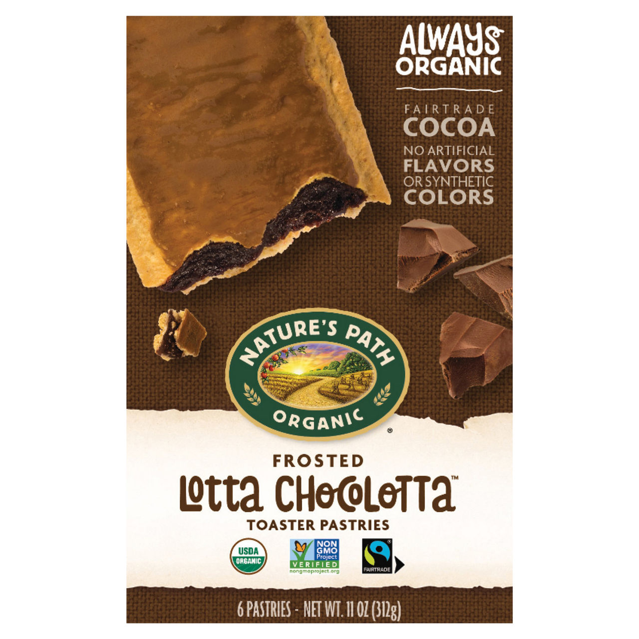 Nature's Path Organic Toaster Pastries, Frosted, Wildberry Acai