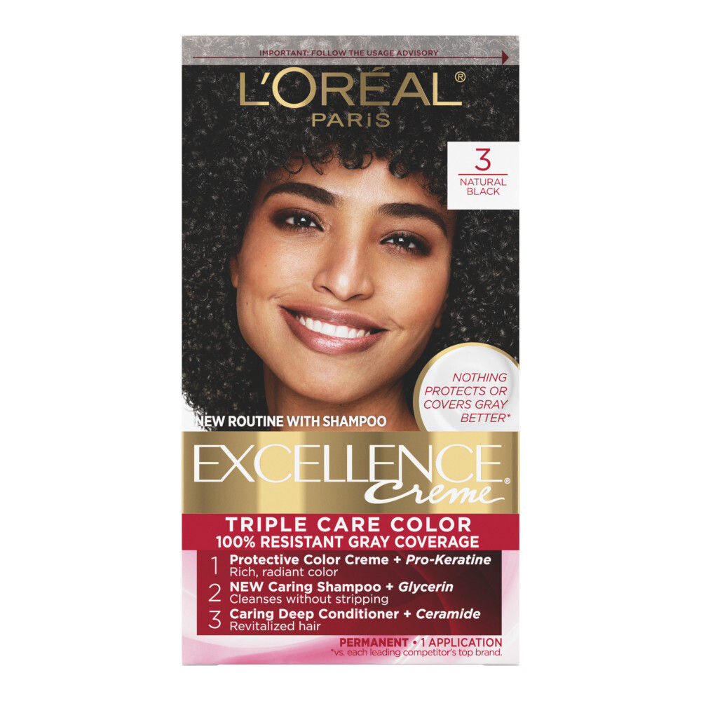 L'Oreal Paris Excellence Creme Permanent Triple Care Hair Color 3