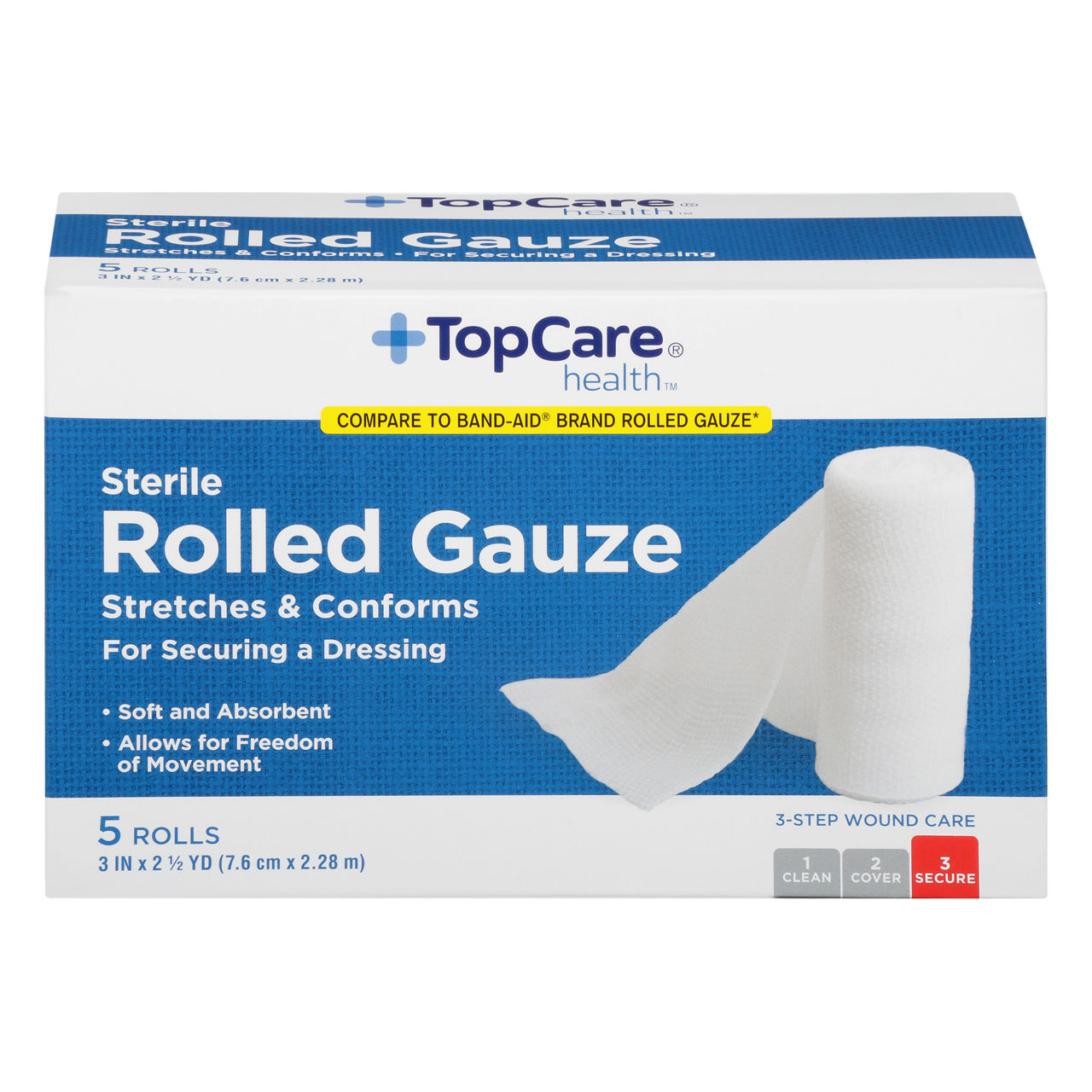 TopCare Health Rolled Gauze, Sterile | Wegmans