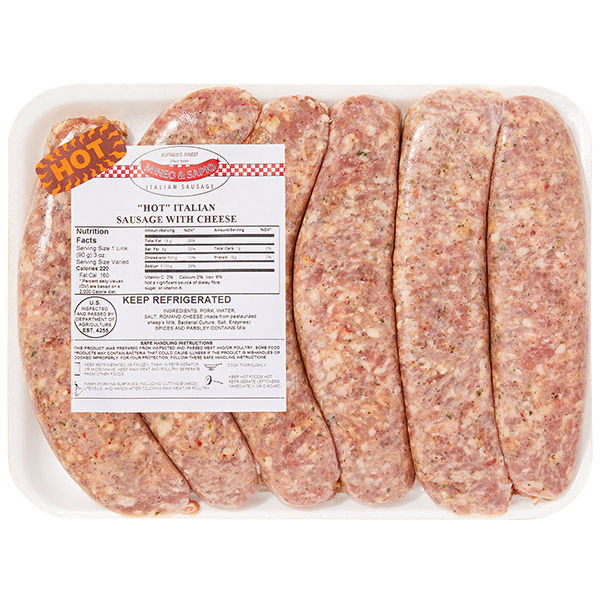 Mineo & Sapio Hot Italian Sausage Links | Wegmans