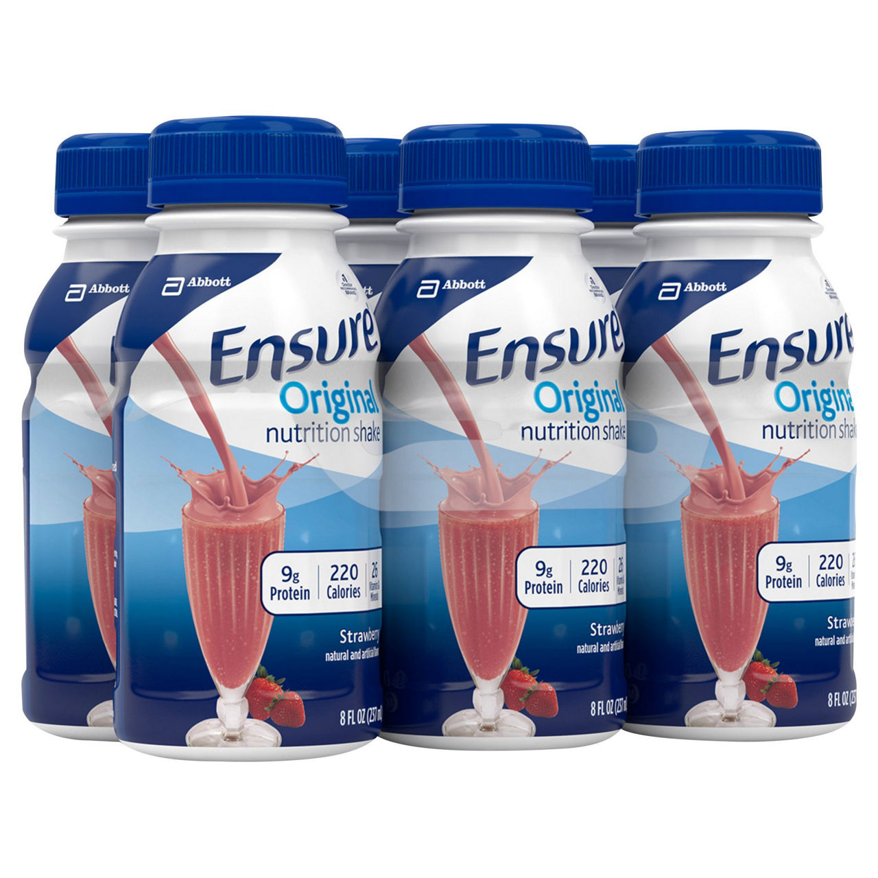 ENSURE Food & Beverage Ensure Original Nutrition Shake Strawberry 6-8 ...