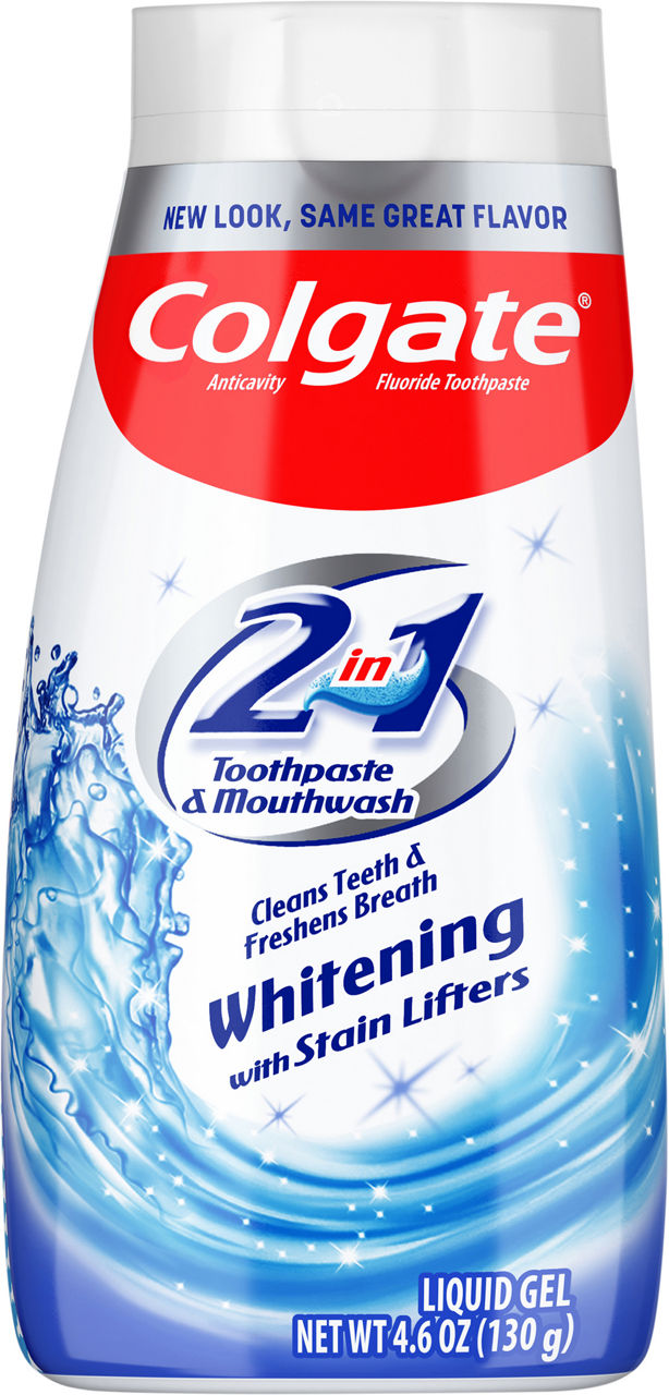 Colgate 2 in 1 Toothpaste and Mouthwash, Liquid Gel | Wegmans