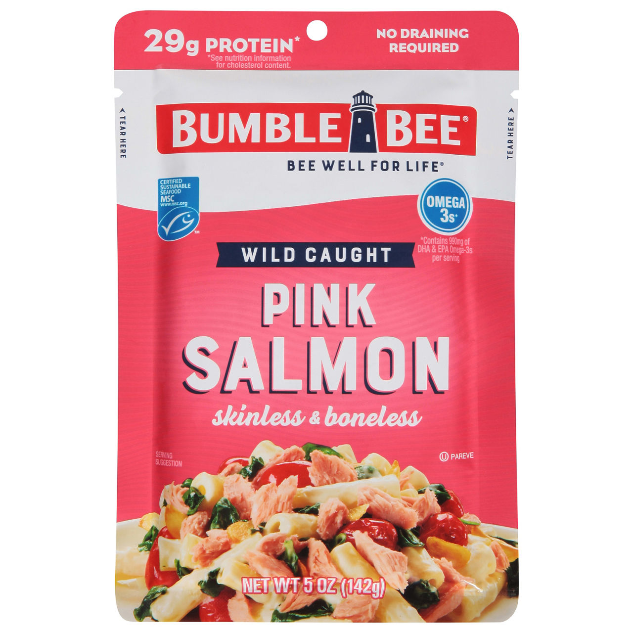 Bumble Bee Pink Salmon, Wild Caught, Skinless & Boneless | Wegmans