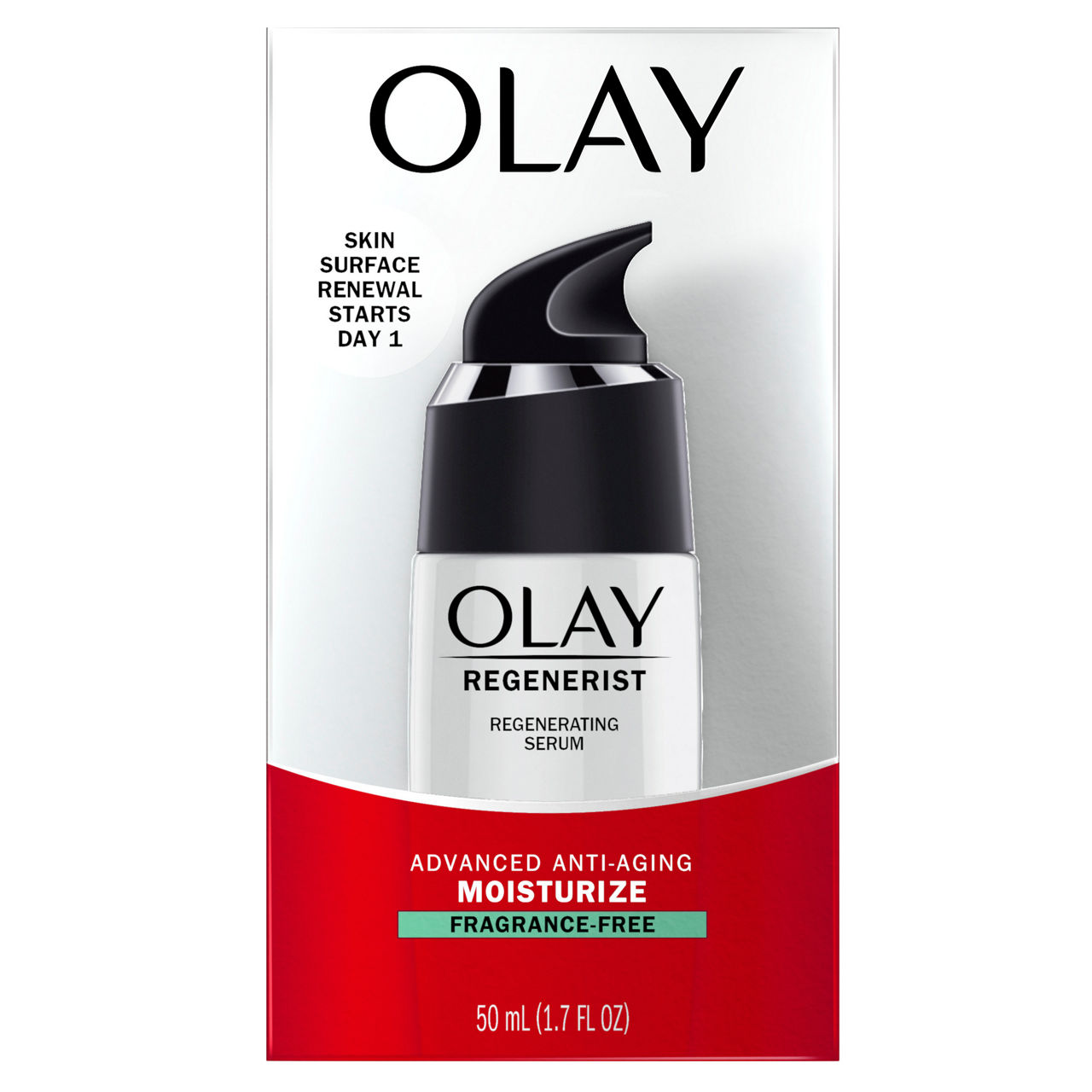 Olay Regenerist Regenerating Serum, Fragrance-Free, Light Gel Face