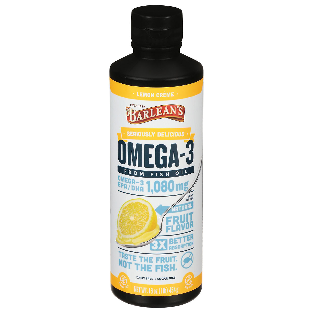 Barlean's Omega-3, 1080 mg, Lemon Creme | Wegmans
