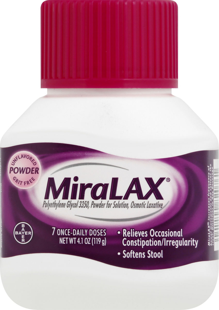 MiraLAX Osmotic Laxative, Unflavored, Powder | Wegmans