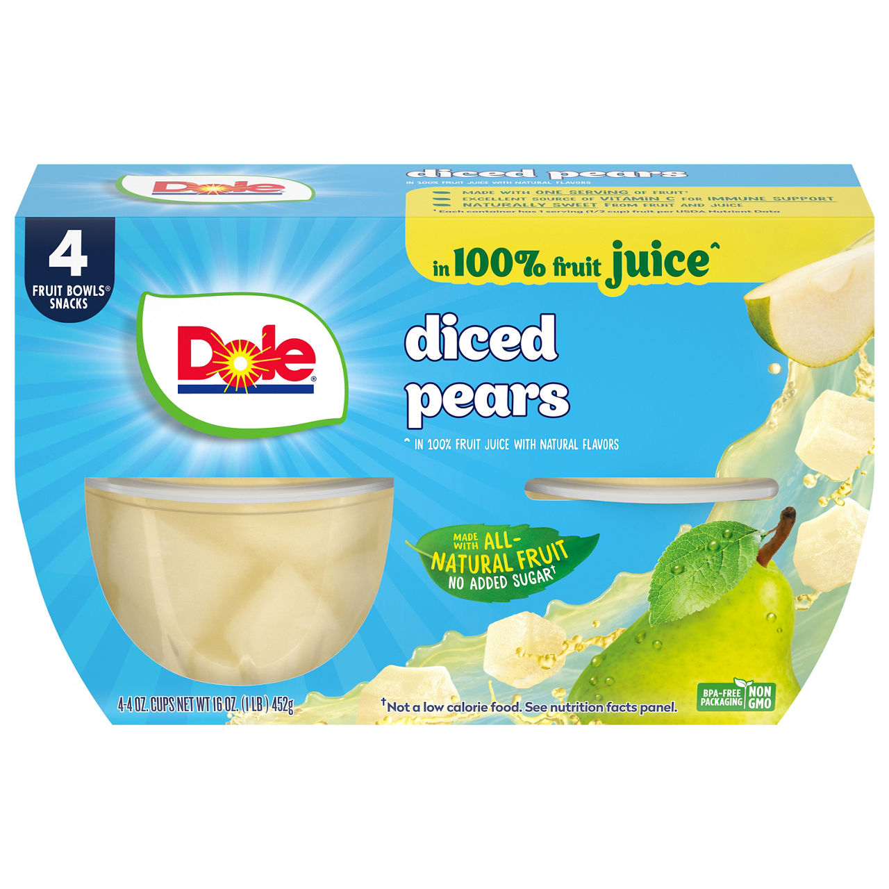 Dole Diced Peaches, in 100% Fruit Juice, Yellow Cling | Wegmans