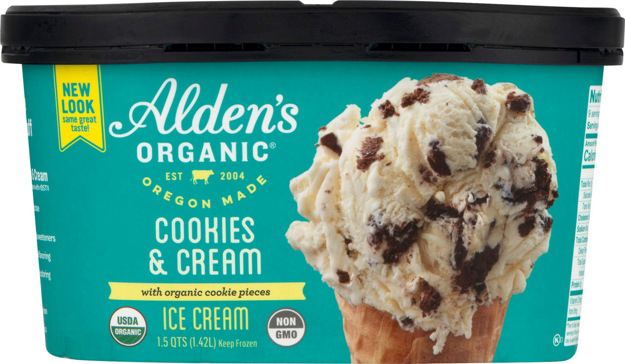 Aldens Organic Ice Cream, Mint Chip | Wegmans