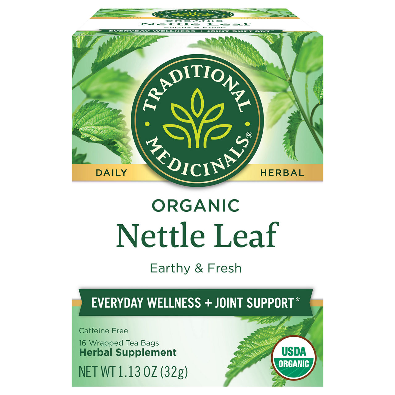 Traditional Medicinals Herbal Supplement, Organic, Ginger, Tea