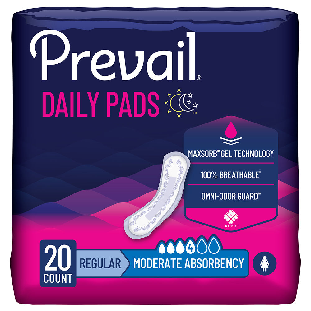 Prevail Premium Adult Personal Wipes Soft-pack with press-open-lid