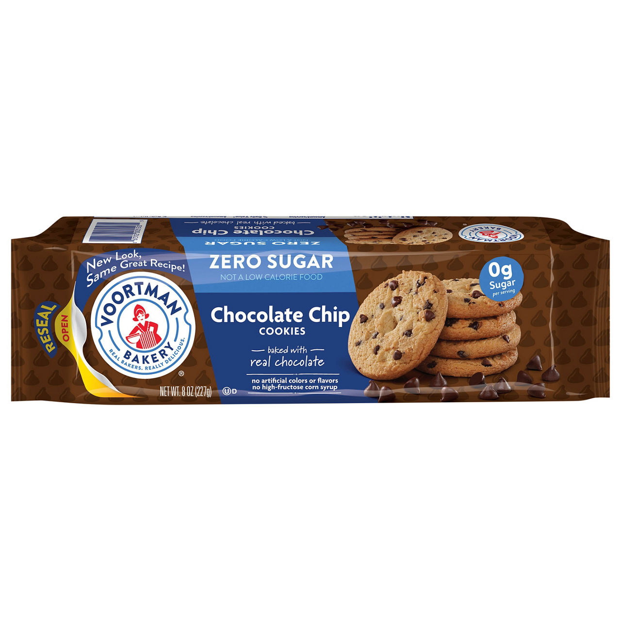 クッキー Voortman Bakery Cookies, Zero Sugar, Chocolate Chip | Wegmans