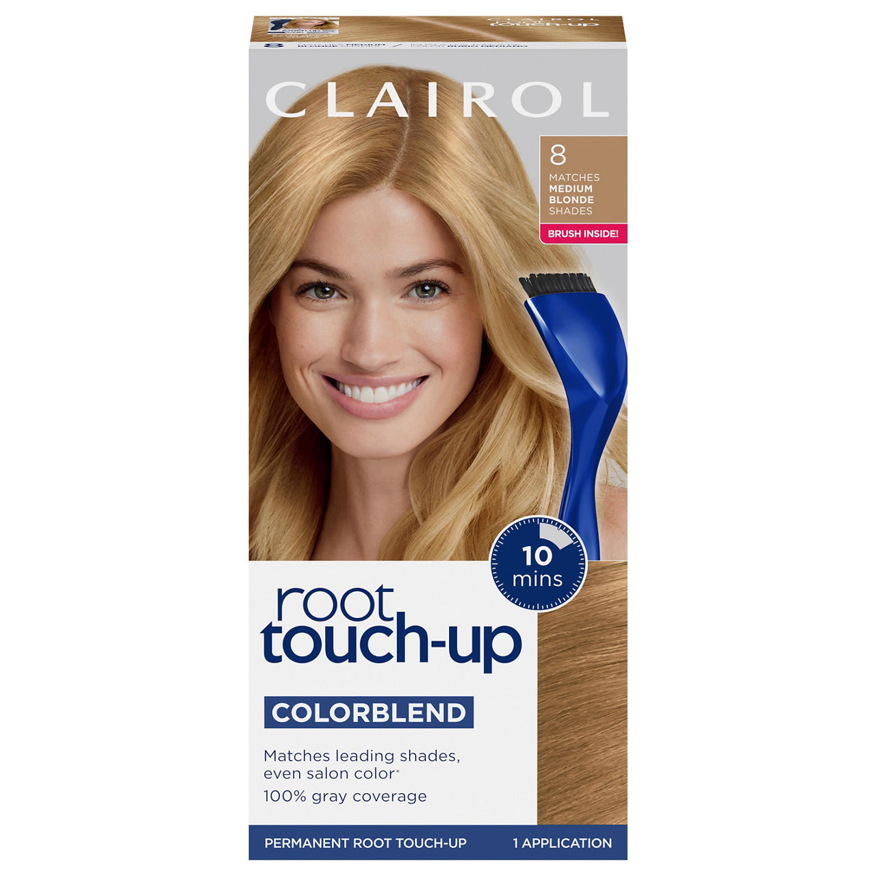 Clairol Root Touch-Up, Permanent, Colorblend, Medium Blonde 8