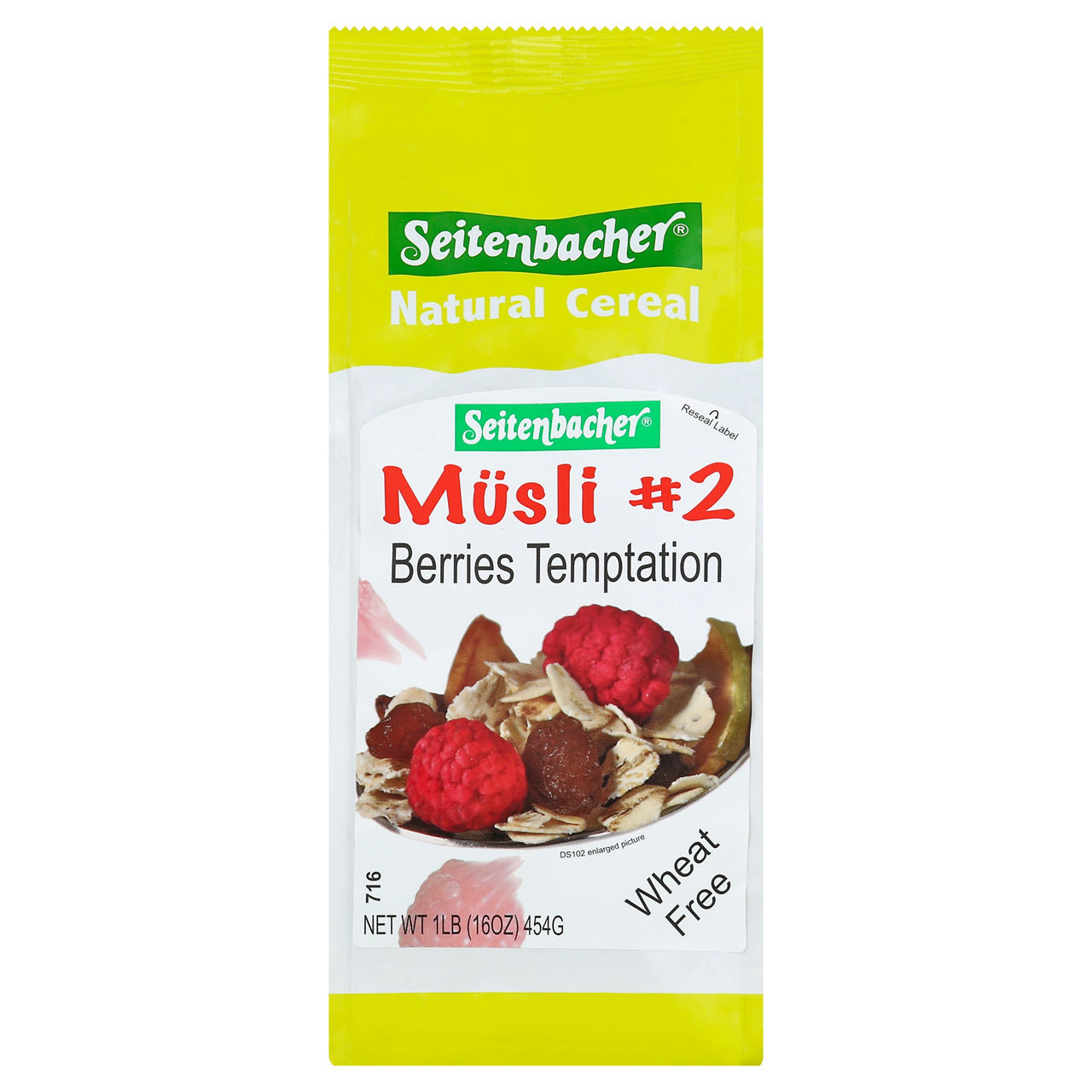 Seitenbacher Cereal, Natural, Musli No. 1, Natural Body Powder