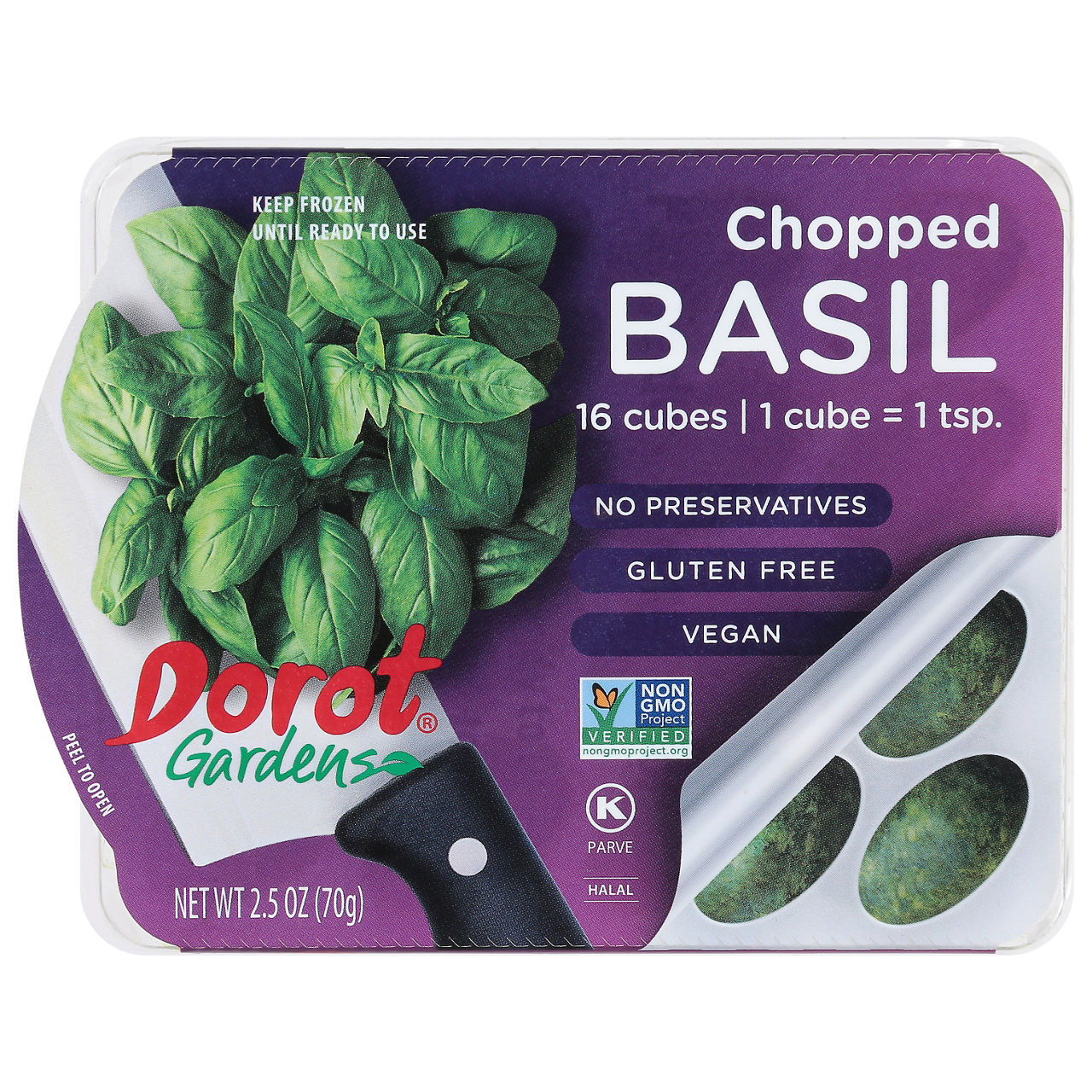 Dorot Gardens Basil, Chopped | Wegmans