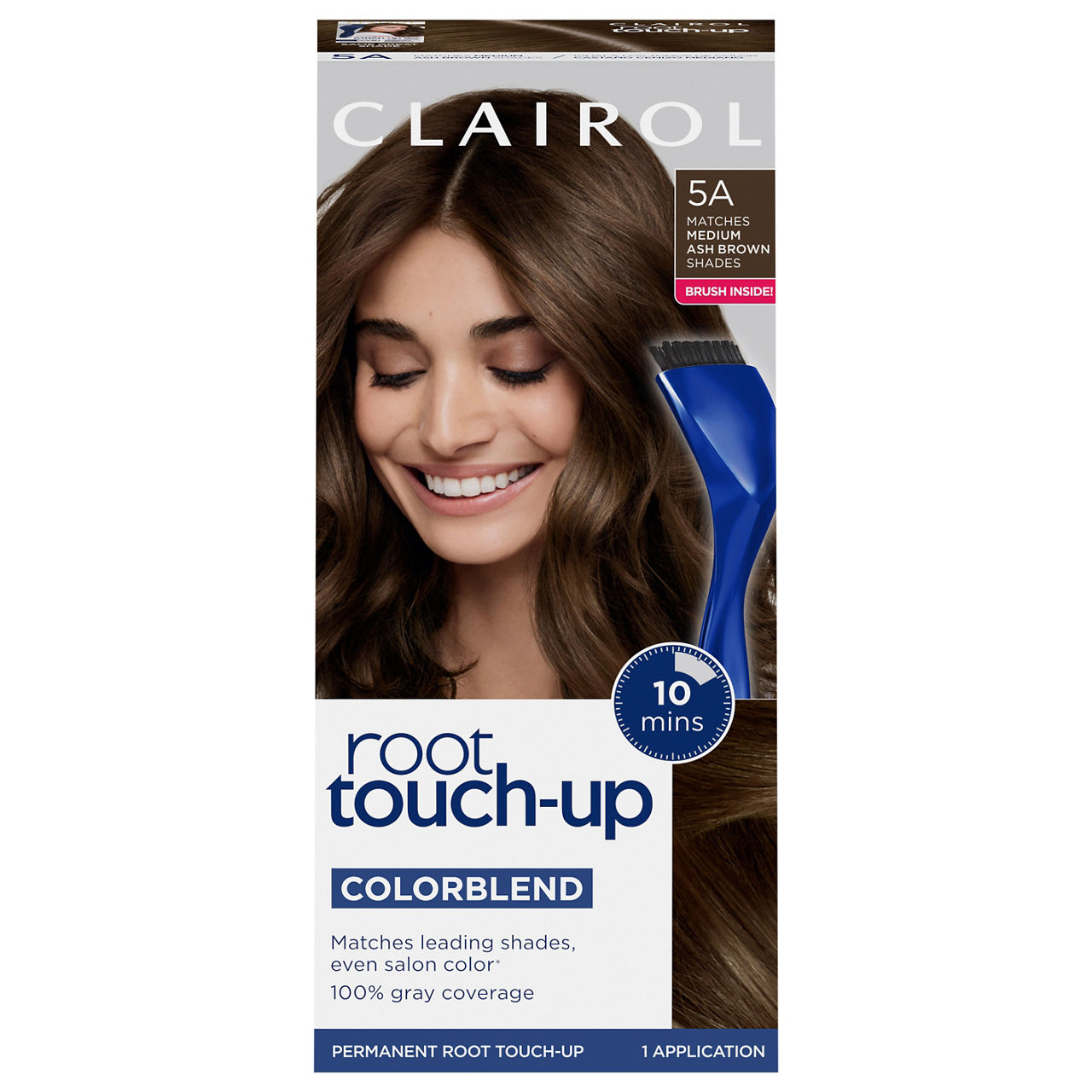 CLAIROL Root Touch-Up, Permanent, Colorblend, 3 Matches Brown