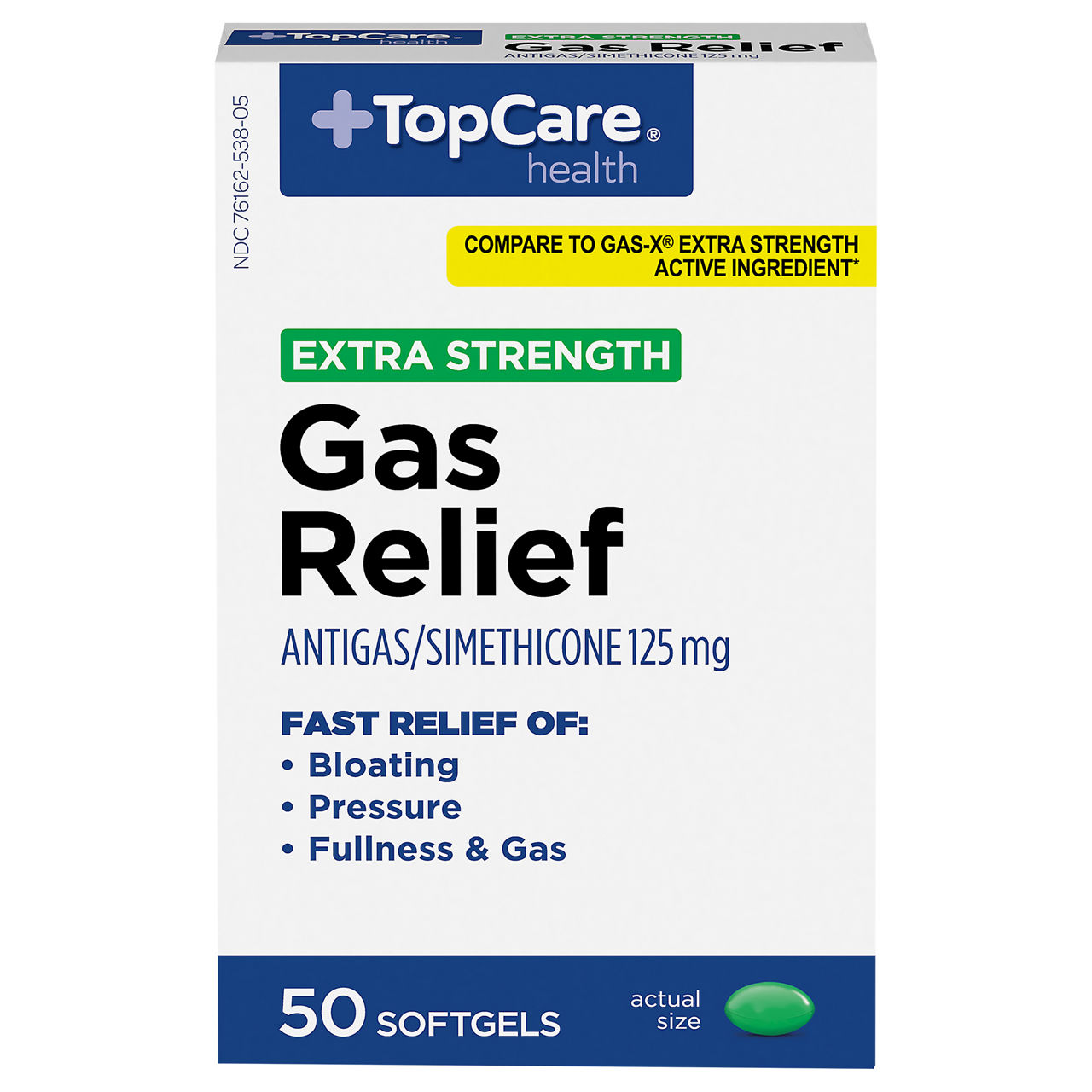 TopCare Health Softgels Extra Strength 125 mg Gas Relief | Wegmans