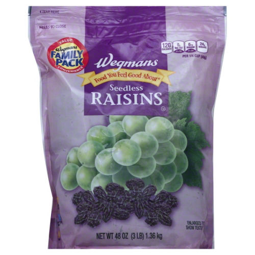 Wegmans Seedless Raisins, FAMILY PACK | Wegmans