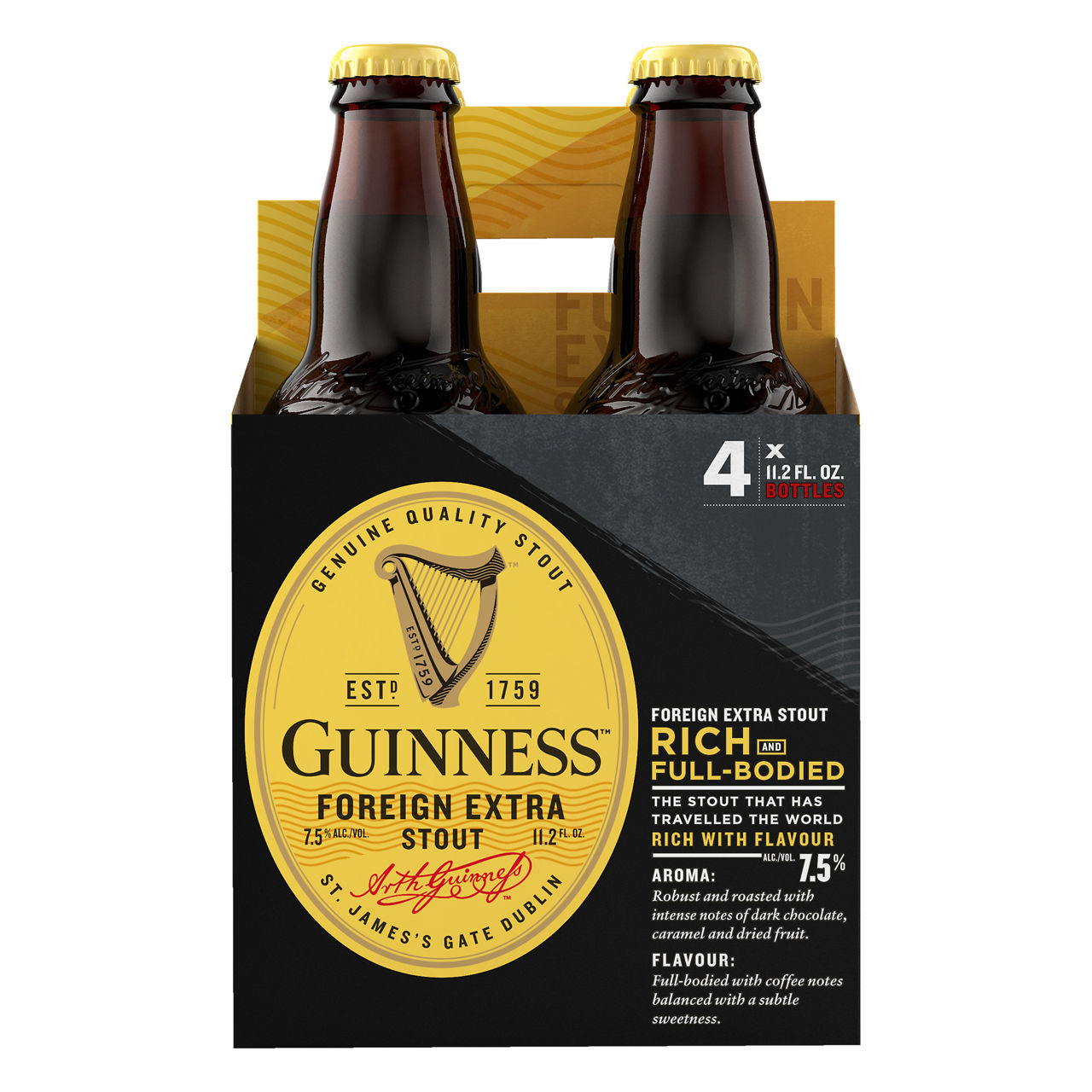 Guinness Foreign Extra Beer 4/11.2 oz bottles | Wegmans