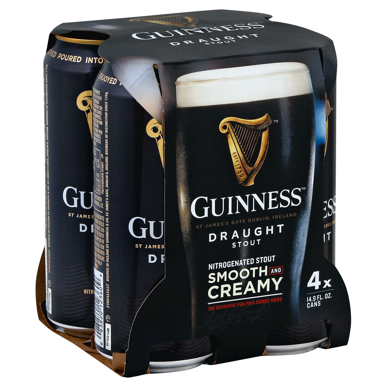 Guinness Draught Stout 4/14.9oz cans | Wegmans
