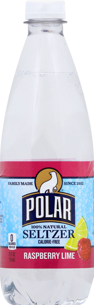 Polar Seltzer, 100% Natural, Raspberry Lime | Wegmans