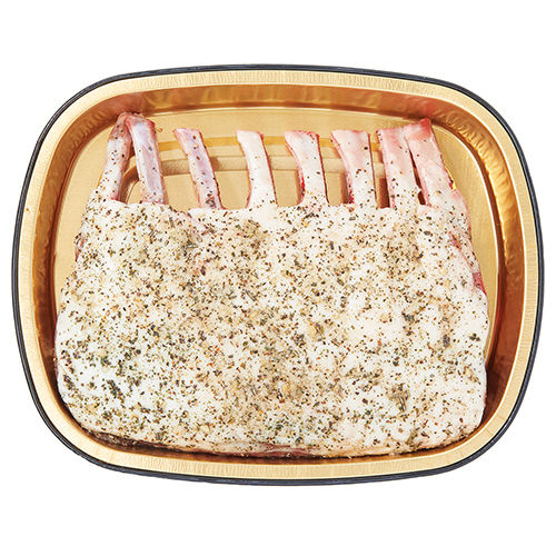 Wegmans Gold Pan Garlic Herb Seasoned Lamb Rack, Ready to Cook | Wegmans
