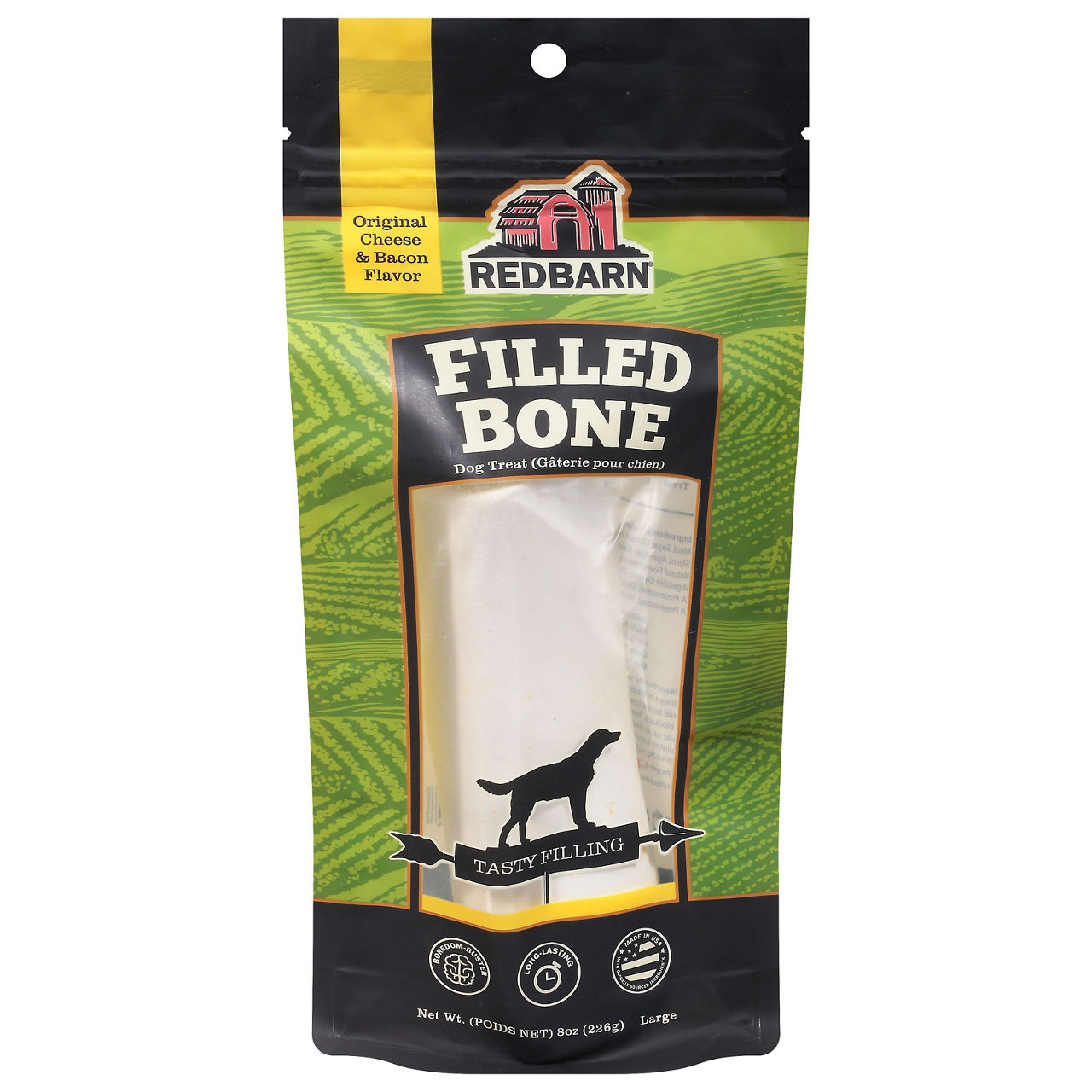 Redbarn Bacon and Cheese Flavor Filled Bone For Dogs Redbarn Bacon and Cheese Flavor Filled Bone For Dogs