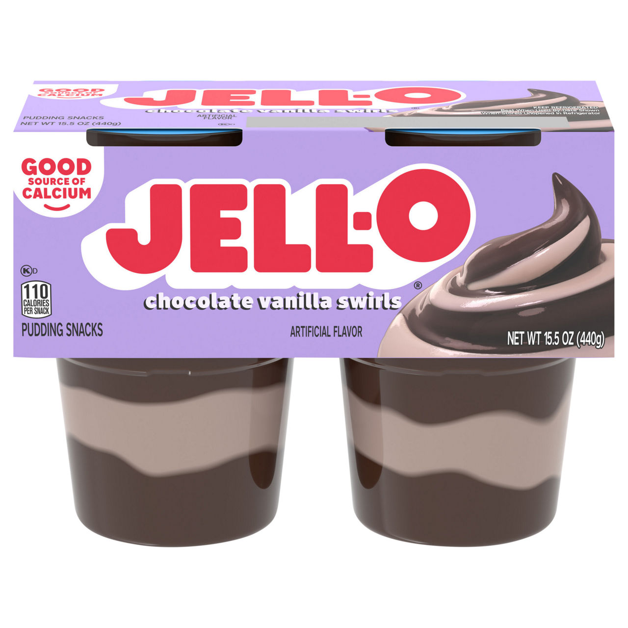 Jell-O Chocolate Vanilla Swirls Pudding Snacks | Wegmans