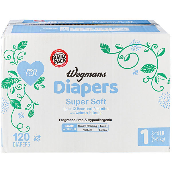 Pampers Swaddlers Diapers - Size 1 (8-14 lbs) | Wegmans