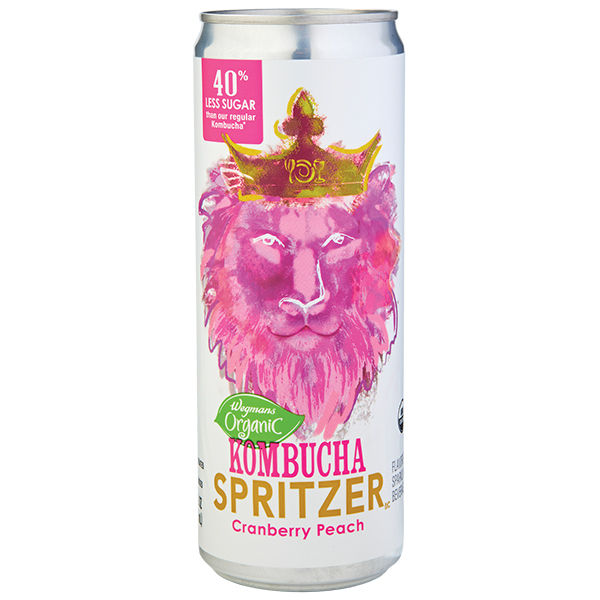 Wegmans Organic Cranberry Peach Kombucha Spritzer | Wegmans