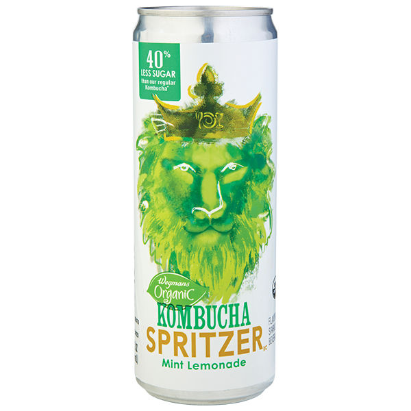 Wegmans Organic Mint Lemonade Kombucha Spritzer | Wegmans