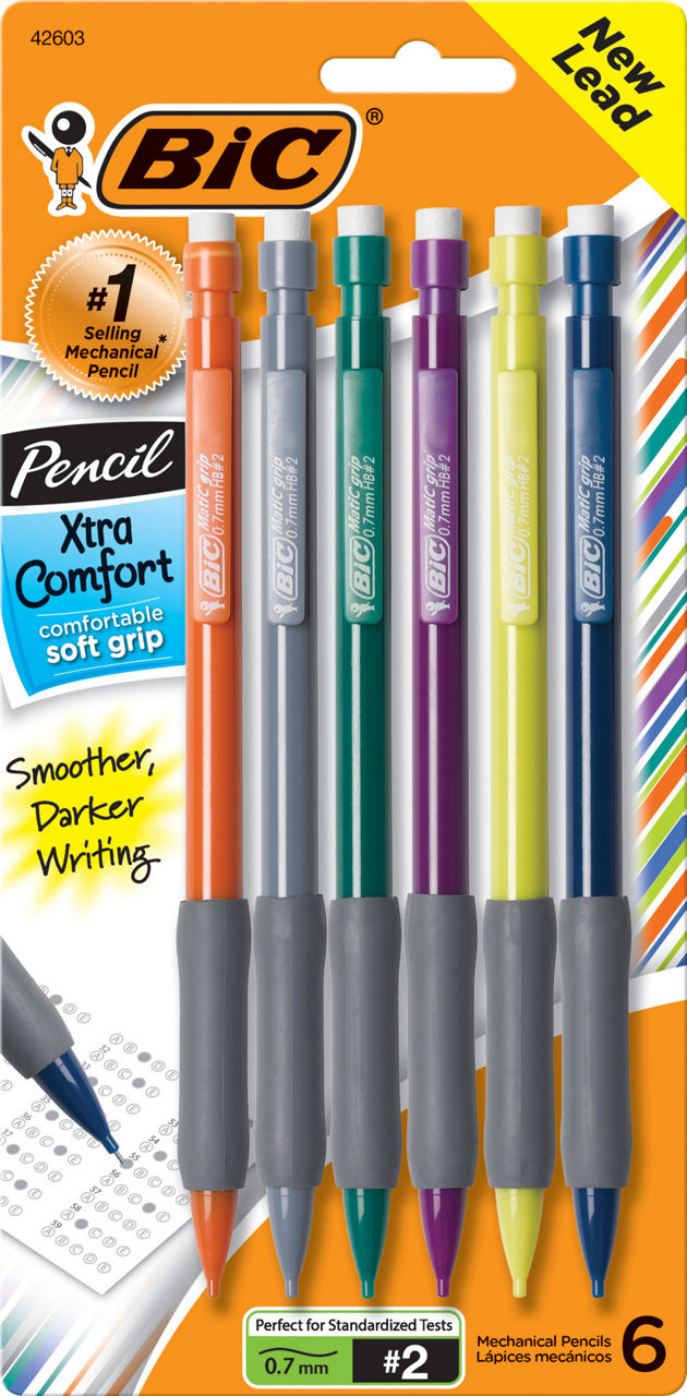 BiC Mechanical Pencils, No. 2 (0.7mm), Xtra Comfort | Wegmans