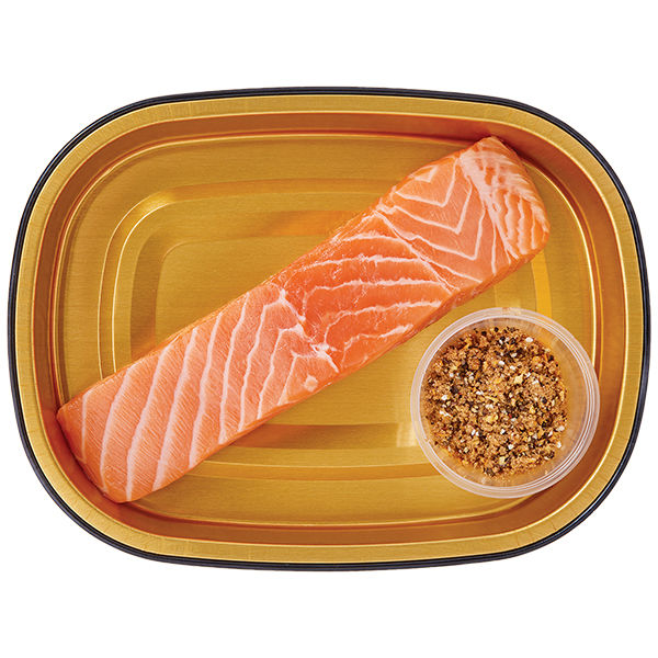 Wegmans Gold Pan Brown Sugar & Cracked Pepper Rubbed Salmon, Ready