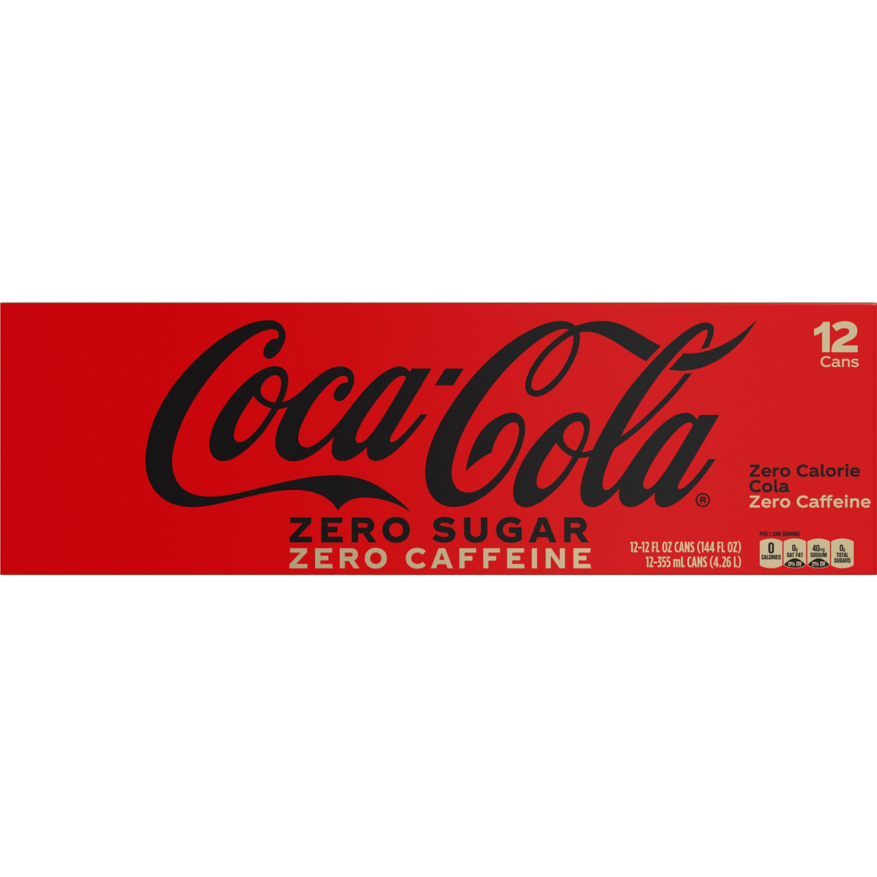 Coca-Cola Zero Sugar Zero Sugar Caffeine Free Soda Cans | Wegmans