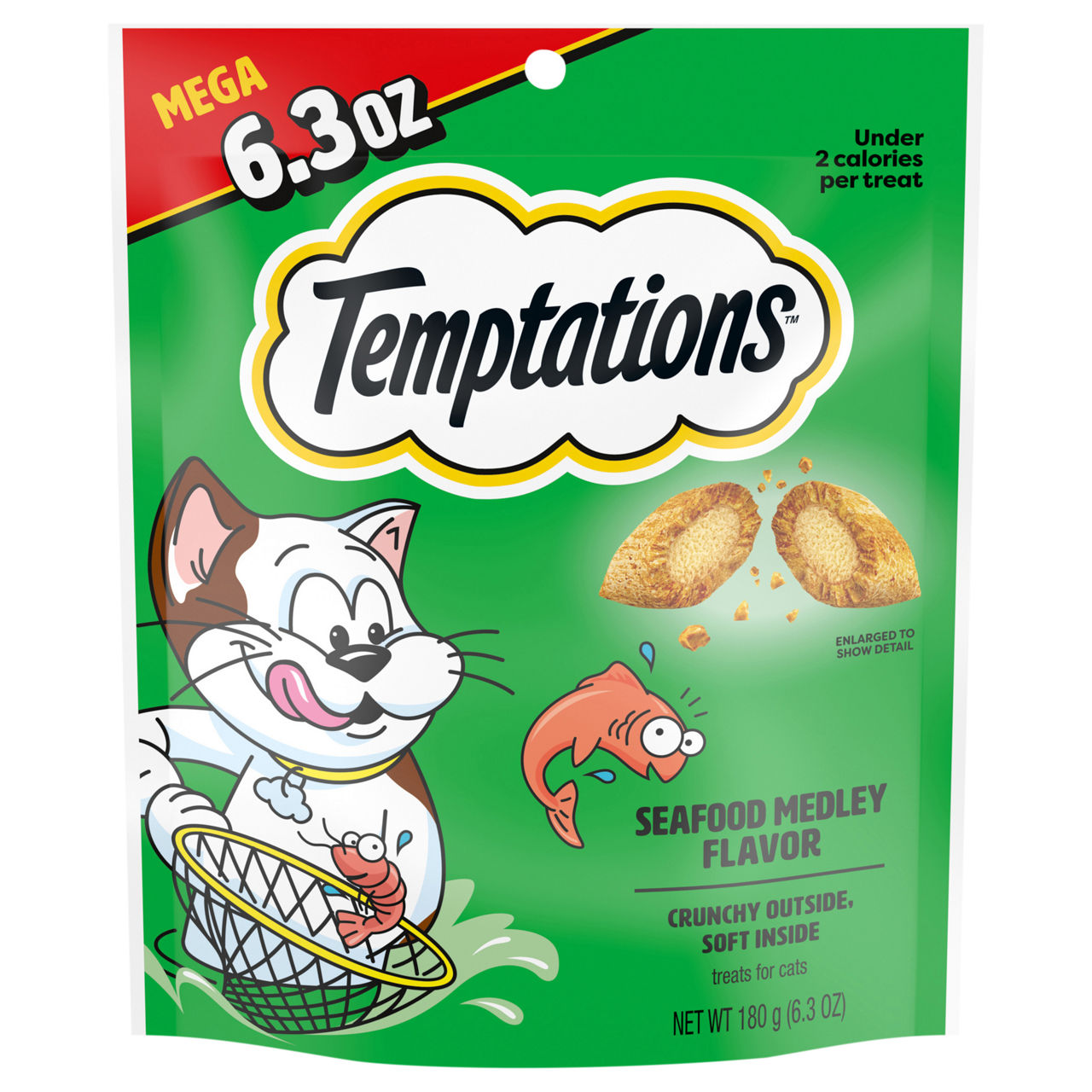 Temptations MixUps Catnip Fever Treats for Cats Mega | Wegmans