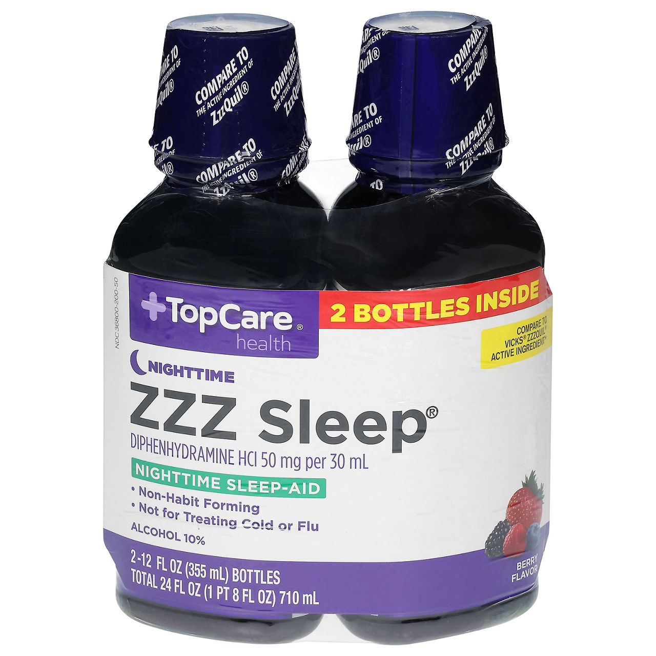 TopCare Health Zzz Sleep, 50 mg, Nighttime, Berry Flavor | Wegmans