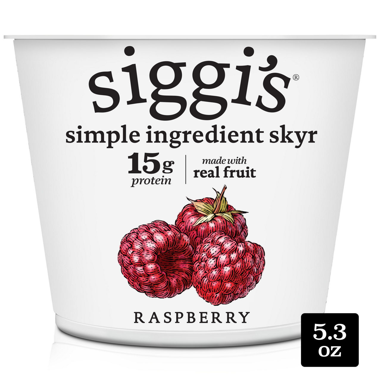 SIGGIS Yogurt, Raspberry, Nonfat, 0% Milkfat | Wegmans