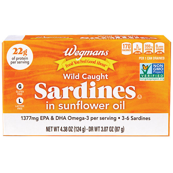 Wegmans Sardines in Sunflower Oil | Wegmans