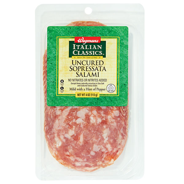 Wegmans Italian Classics Uncured Sopressata Salami | Wegmans